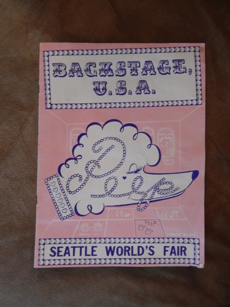 front of Backstage USA Brochure